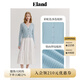 ELAND衣戀微寬松V領(lǐng)針織開衫顯瘦毛針織衫女夏新款 淺藍(lán)色(51)L/Blue S 160