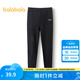 巴拉巴拉（BALABALA）童裝兒童打底褲春女童褲子大童長褲拜年服 黑色90001 170cm