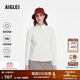 AIGLE【25年冬季新品】艾高半拉鏈抓絨衣運動(dòng)舒適耐磨戶(hù)外保暖抓絨女 茉莉白 BP281 38 165/88A