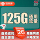 中國聯(lián)通正規(guī)流量卡5g純上網(wǎng)手機(jī)卡無限速量低月租純流量上網(wǎng)卡通用套餐電話卡政企卡 貳陸卡-26元125G全國通用流量+自主激活