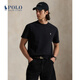 Polo Ralph Lauren 拉夫勞倫 男裝 25年秋季經(jīng)典版型圓領(lǐng)棉質(zhì)T恤RL19795 001-黑色 M