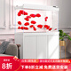 森森（SUNSUN）2025年新品森森魚缸客廳超白玻璃水族箱招財家用底濾免換水魚缸 珍珠白（升級底濾/超白玻璃/無極調(diào)光） 靠墻款長100*寬35*缸高72/柜高80cm