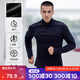 迪卡儂（DECATHLON）冬季內(nèi)搭速干長袖t恤男訓(xùn)練服運(yùn)動速干衣健身跑步上衣RUNM 黑-新老款隨機(jī)（速干+薄絨款） L