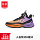 安德瑪（Under Armour）男女童籃球鞋冬季網(wǎng)布透氣耐磨防滑運(yùn)動(dòng)鞋2441209 紫/黑 39碼 