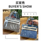 適用于愛(ài)馬Birkin包kelly25/30保護(hù)套透明防塵袋花園琳迪防塵袋 方形防塵袋1個(gè)