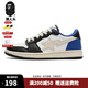猿人頭男鞋2025秋冬新款板鞋低幫休閑潮鞋百搭情侶輕奢運動(dòng)鞋透氣鞋子女 白黑藍 41 (255mm)
