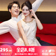 泰勒馬丁新中式旗袍連衣裙2025新款婚紗新娘主紗結(jié)婚訂婚敬酒服婚禮服 HF052 M