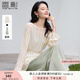 香影吊帶連衣裙兩件套女2025夏秋新款針織罩衫長裙輕熟風(fēng)氣質(zhì)套裝 軍綠 M 160/84A/95-110斤