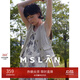 MSLAN丨商場(chǎng)同款2024年夏季新款寬松綁帶中長(cháng)款吊帶連衣裙MGBT033 杏仁色 L