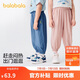 巴拉巴拉童裝兒童褲子男童防蚊褲夏季2025寶寶長(zhǎng)褲女童休閑褲208225108208