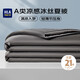 海瀾之家（HLA）A類(lèi)可水洗冰絲被子大豆被 單人夏涼被空調纖維被150*200cm 奢華灰