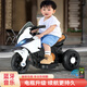 童稚兒童電動車摩托車男孩三輪車1-3歲寶寶小孩電瓶車生日禮物 【品牌電瓶+藍牙+早教音樂】 單驅(qū)