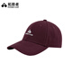 拓路者棒球帽男休閑百搭太陽(yáng)帽鴨舌帽女遮陽(yáng)潮流防曬帽子 酒紅色  均碼 