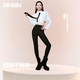 SIINSIIN6.0鯊魚褲女外穿2025新款收腹瑜伽褲子打底褲顯瘦 【冰皮款】顯瘦黑 L （105-120斤）