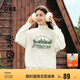森馬（Semir）[商場同款]女oversize發(fā)熱抗菌2024冬季繡花抓絨上衣101724116004