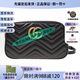 古馳 Marmont系列 銀色金色復(fù)古雙G徽標(biāo) 斜挎包單肩包 情人節(jié)禮物 馬蒙18*6*12迷你