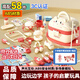 童雀醫(yī)生玩具兒童女孩醫(yī)療3-6歲寶寶過家家聽診器生日禮物小護(hù)士扮演 醫(yī)療過家家58件套粉【送娃娃病床