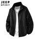 JEEP SPIRIT吉普外套男士夾克男裝秋冬季休閑高端風(fēng)運動(dòng)高級感痞帥立領(lǐng)衣服