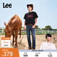 Lee【張凌赫代言】涼涼褲723修身中腰直腳中深藍輕薄男牛仔褲潮流 中深藍 31