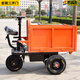 勝鑫惠 建筑工地電動灰斗車手推三輪車搬運車養(yǎng)殖拉糞平板拉磚翻斗車 電動坐騎三開門