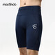 馬孔多（macondo）支撐四分褲7代馬拉松跑步壓縮褲三口袋收納防汗手機倉夜海藍男3XL