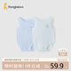 童泰（TONGTAI）嬰兒包屁衣夏季莫代爾寶寶連體衣無袖三角哈衣爬服睡衣藍(lán)色80cm