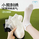 莫代爾5雙超薄襪子女短襪精梳棉透氣網(wǎng)眼學(xué)生吸汗低幫淺口女襪