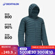 迪卡儂（DECATHLON）短款羽絨服輕薄薄外套戶外運(yùn)動(dòng)保暖內(nèi)膽排骨羽絨服TREK100 男款- 復(fù)古藍(lán)-連帽 XL