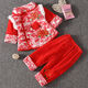 女寶寶一周歲禮服秋冬款嬰兒過(guò)年衣服百日宴禮服大紅色春薄棉唐裝 166花朵薄棉款 12-22度穿 90 （建議月8月－16月）