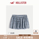 HOLLISTER25夏季新款性感辣妹百褶蓬蓬半身短裙褲女裝KI343-5192 藍色格子 S (165/68A)標準版