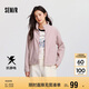 森馬（Semir）[商場(chǎng)同款]外套女抗靜電搖粒絨寬松2024冬立領(lǐng)插肩袖101724108004