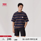 Levi's李維斯工裝25年春夏新款巴恩風(fēng)男士純棉休閑短袖T恤A5850 藏青色 A5850-0017 XL