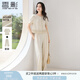 香影老錢風(fēng)闊腿褲套裝女2025夏秋新款含亞麻一整套穿搭短袖兩件套 鷺白 S 155/80A/85-95斤