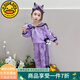 G.DUCKKIDS童裝庫洛米衣服女童套裝春秋季兒童服裝中小童秋長袖運動裝小女孩 紫色 100 建議90-100cm3-4歲cm