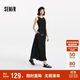 森馬（Semir）連衣裙女高腰拼接背心裙百搭2025夏優(yōu)雅圓領(lǐng)長裙通勤109325114015