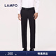 藍豹（LAMPO）【特惠】全季男士商務套西褲男商務綿羊毛彈力超修身西褲 拉斐爾紅 32 (82)