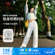駱駝（CAMEL）夏日神褲女漫游防曬寬松闊腿運(yùn)動長褲 C25BARLG057A 橡木灰 S