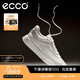 愛(ài)步（ECCO）板鞋男 25年簡(jiǎn)約拼色舒適運動(dòng)鞋休閑男鞋 街頭球鞋539814 HL 白色/灰白色53981452292 42
