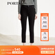 PORTS寶姿女裝 秋冬新品牛仔褲SL9P027LZD016 黑色 XS (2)