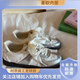百麗弋沅銀色德訓(xùn)鞋女2025春夏新款鞋子蕾絲小白鞋小眾女鞋百搭休閑板鞋 銀色-升級款 36 標(biāo)準(zhǔn)尺碼