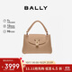 巴利BALLY巴利女包牛皮革時(shí)尚手提包 6302496 灰褐色