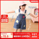 LUSON小o爸女?huà)胪畬殞毐硯а?025夏季新款嬰兒洋氣時(shí)髦造型牛仔褲
