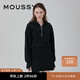 moussy 女裝新款拉鏈半開領(lǐng)松緊腰針織連衣裙女010GSK80-0910 020黑色 S 00001