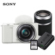 索尼（SONY）ZV-E10L雙鏡頭KIT套裝-白色