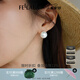 翡拉拉（fellala）優(yōu)雅復(fù)古珍珠耳釘女時(shí)尚潮流耳環(huán)小眾簡(jiǎn)約百搭耳飾生日禮物送女友 珍珠耳環(huán)