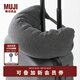 無(wú)印良品（MUJI） 舒適頸部靠枕 旅行u型枕頸枕飛機(jī)護(hù)頸椎旅行枕 助睡眠護(hù)頸枕脖枕 深灰色 寬16*長(zhǎng)64cm