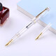永生659鋼筆學生用練字透明示范辦公白領(lǐng)財會 06透明金夾 0.5mm+0.38mm