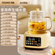 斗禾（DOUHE）【25年新品】養(yǎng)生壺全玻璃壺體煮茶壺辦公室家用0膠水玻璃茶濾燉盅花茶壺燒水壺電熱水壺 標準款【72H長效保溫】全玻璃 1.6L