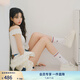 TOMMY JEANS【張元英同款】25新款春夏女裝經(jīng)典旗標低幫厚底休閑鞋02736 白色YBI 36