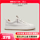 皓頓（HAUT TON）休閑男鞋頭層牛皮夏季網(wǎng)孔透氣經(jīng)典板鞋小白鞋337